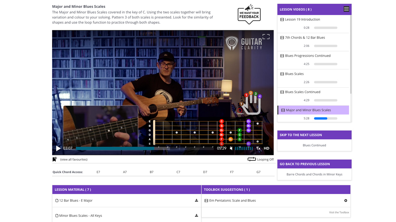 Interactive Lesson Layout
